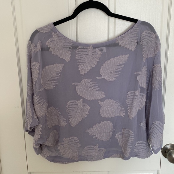 Aritzia cropped blouse - Picture 3 of 4